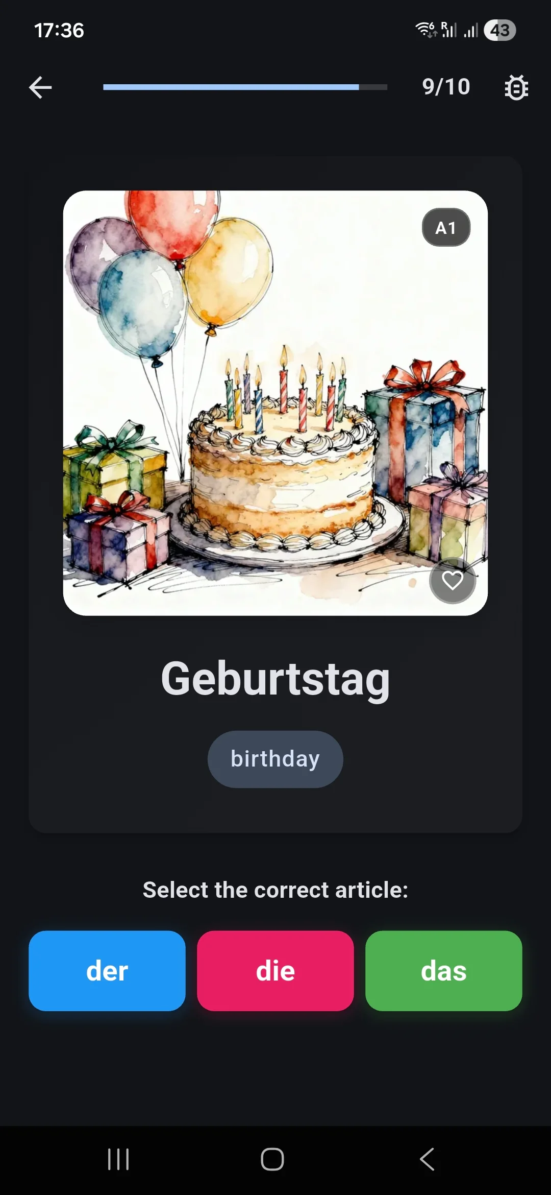 Der Die Oops - German Article Training